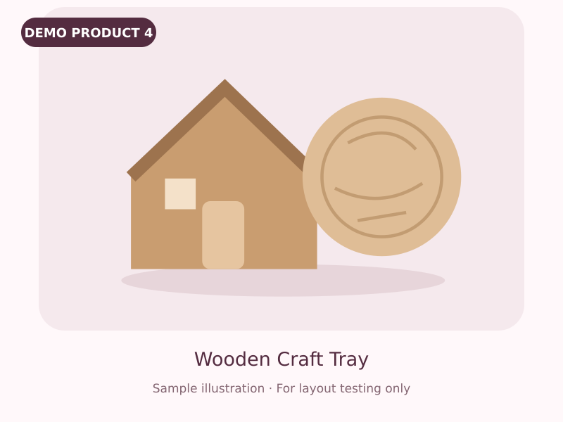 DEMO — Wooden Craft Tray