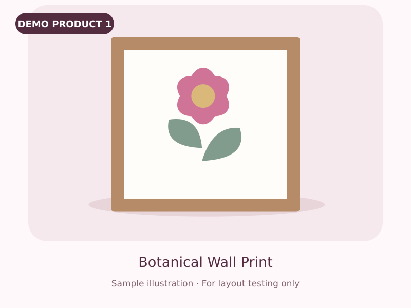 DEMO — Botanical Wall Print