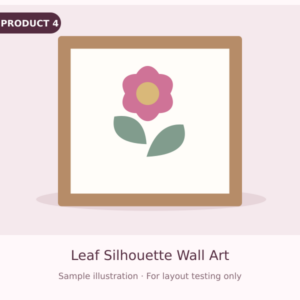 DEMO — Leaf Silhouette Wall Art