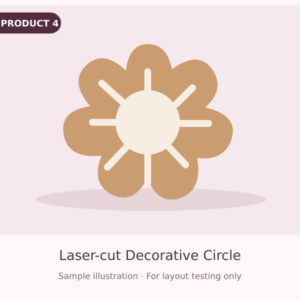 DEMO — Laser-cut Decorative Circle